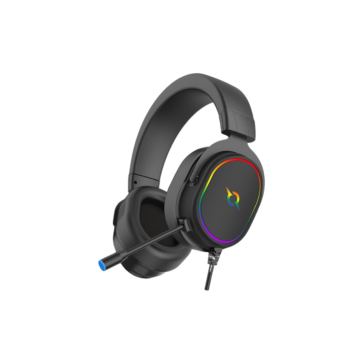 MICRO CASQUE GAMER FILAIRE AQIRYS VEGA RGB NOIR