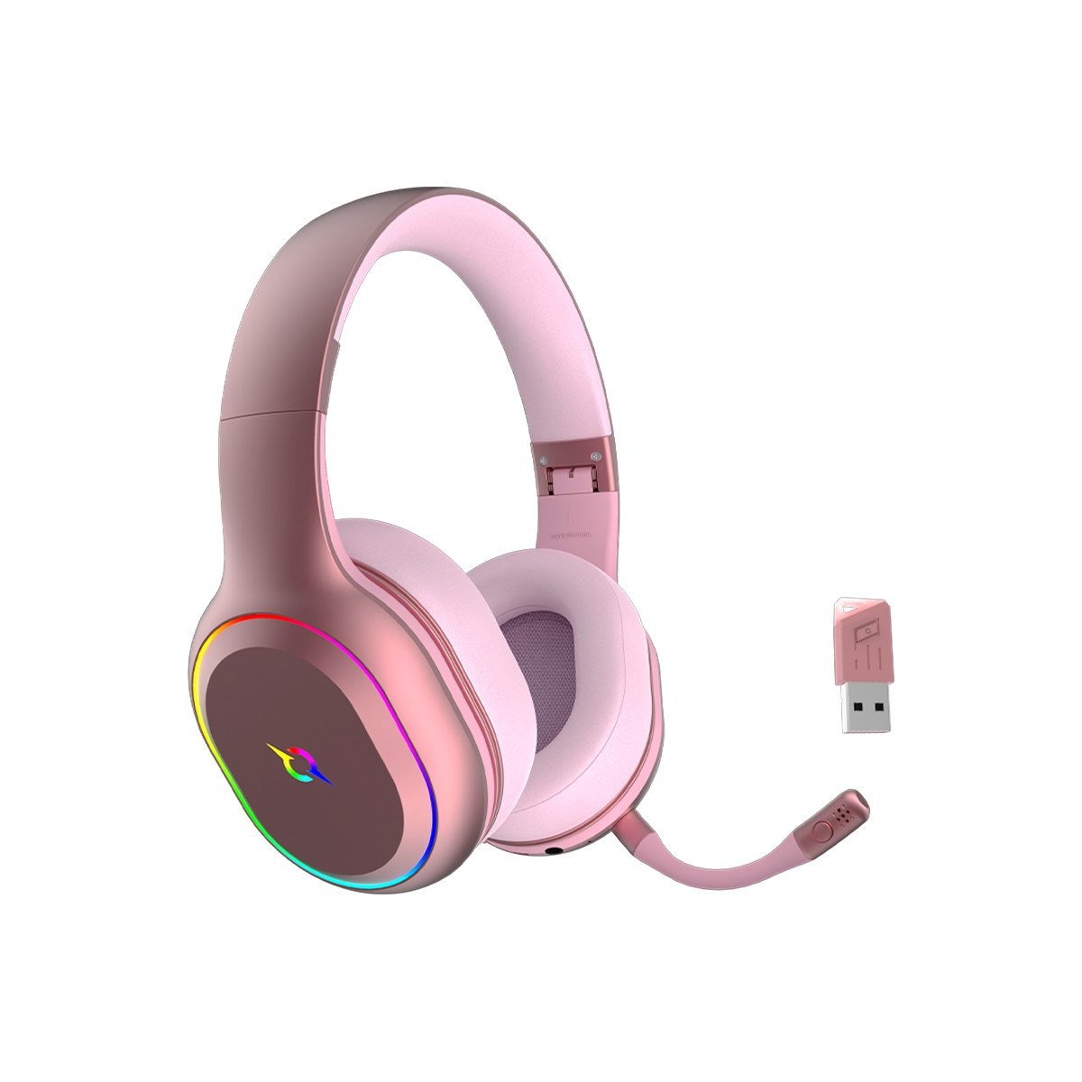 CASQUE MICRO GAMER AQIRYS LYRA SANS FIL ROSE