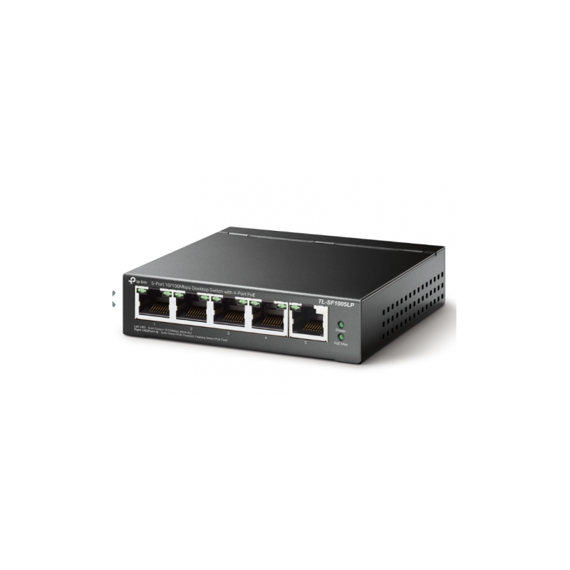 Switch de Bureau TP-Link TL-SF1005LP 5 Ports 10/100 Mbps avec 4 ports PoE