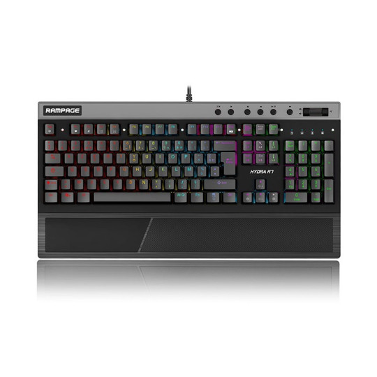 CLAVIER GAMING PRO MÉCANIQUE RAMPAGE HYDRA R7 RGB