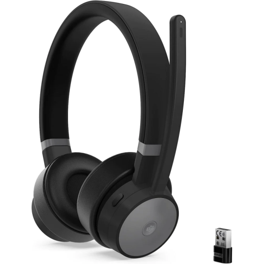 CASQUE ANC SANS FIL AVEC MICRO LENOVO GO / NOIR