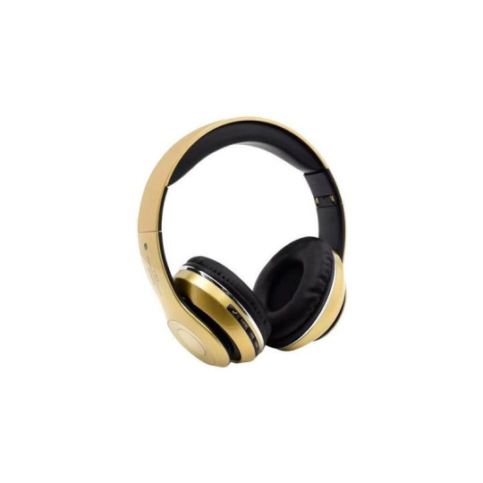 CASQUE MICRO PLIABLE BLUETOOTH SANS FIL STN-13 / GOLD