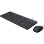 ENSEMBLE CLAVIER AZERTY FRANÇAIS + SOURIS FILAIRE HP 150 – NOIR