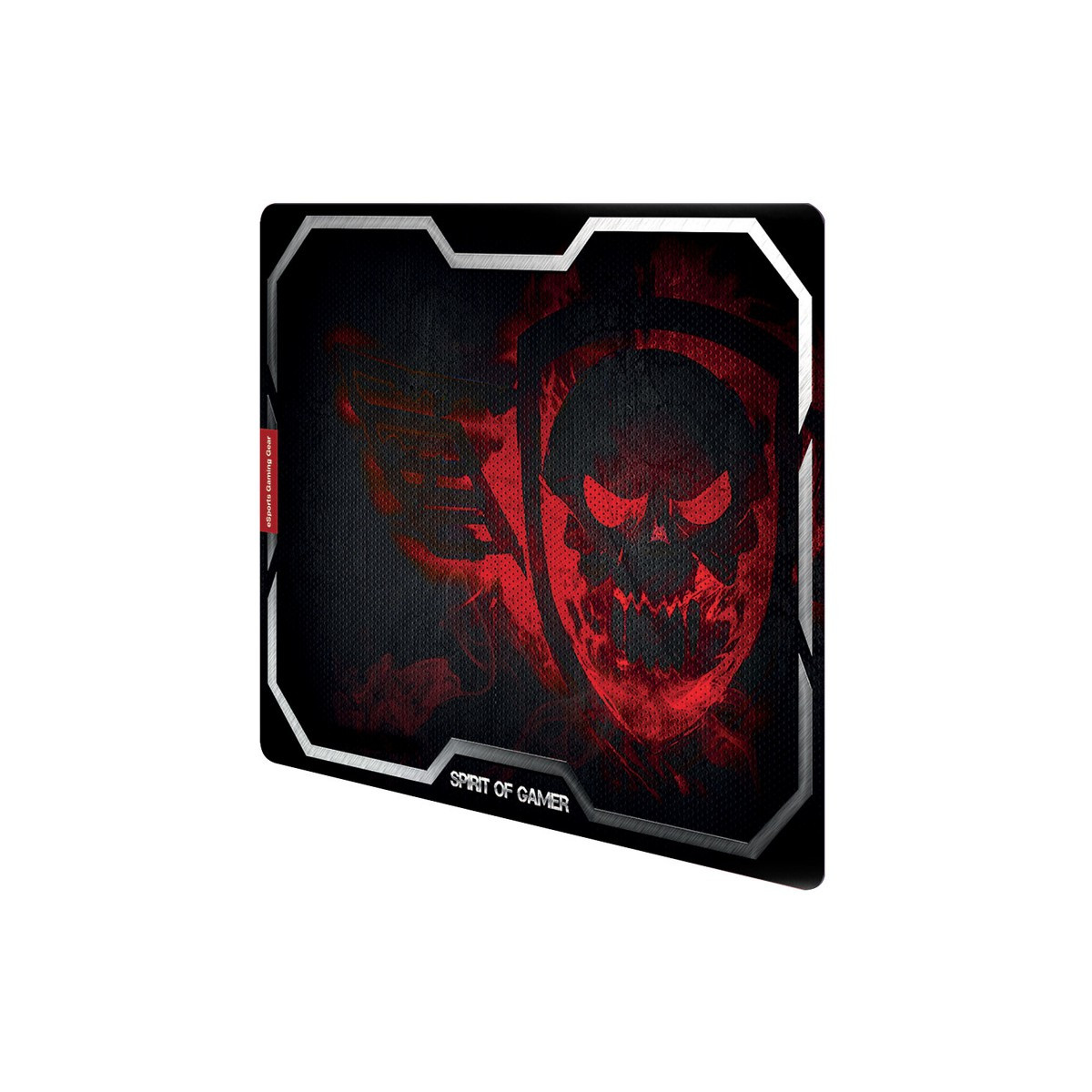 TAPIS SOURIS GAMING SPIRIT OF GAMER SMOKEY SKULL XL / ROUGE