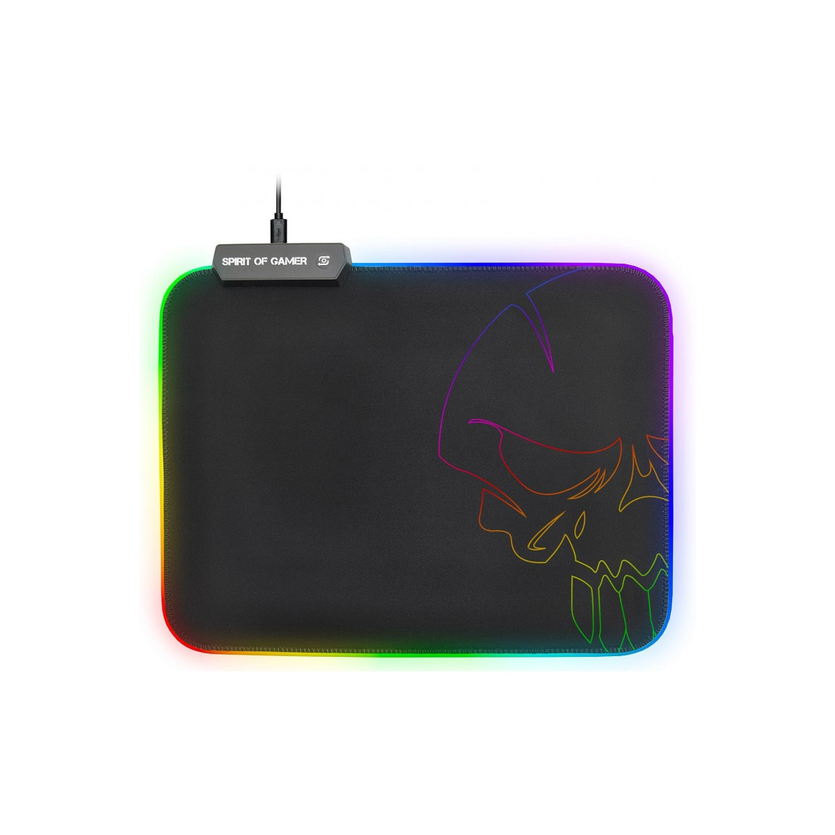 TAPIS SOURIS GAMING SPIRIT OF GAMER SKULL RGB M