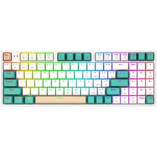 CLAVIER GAMER MÉCANIQUE SANS FIL REDRAGON K643WGC RGB RED SWITCHES