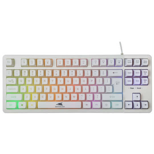 CLAVIER GAMING BARACUDA BGK-01114 KRILL / BLANC