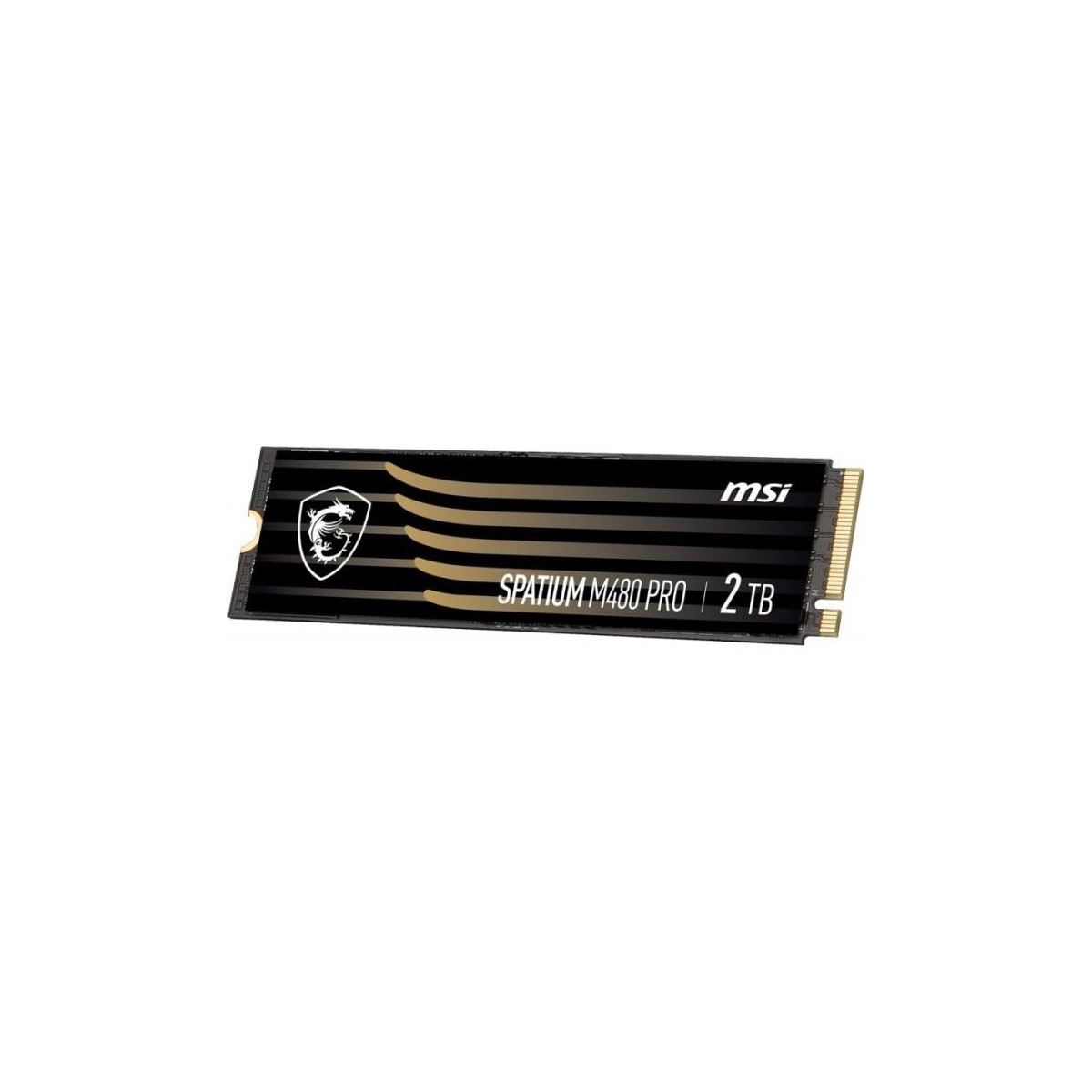 DISQUE DUR INTERNE SSD MSI SPATIUM M480 PRO PCIE 4.0 NVME M.2 / 2 TO