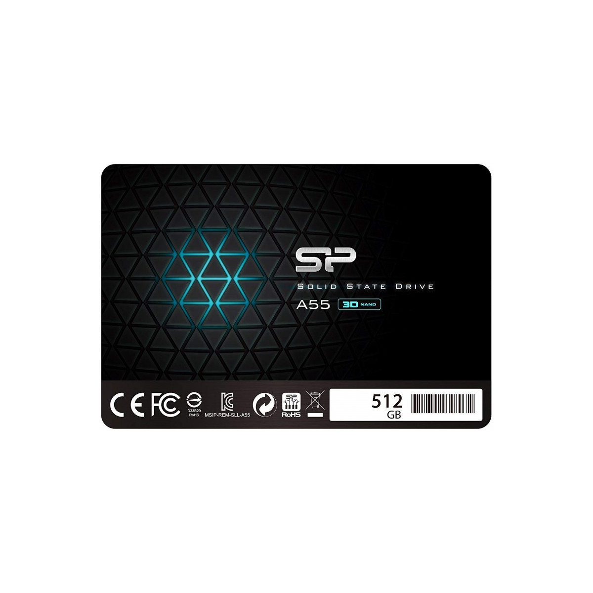 DISQUE DUR SSD SILICON POWER 2.5″ SLIM A55 / 512 GO