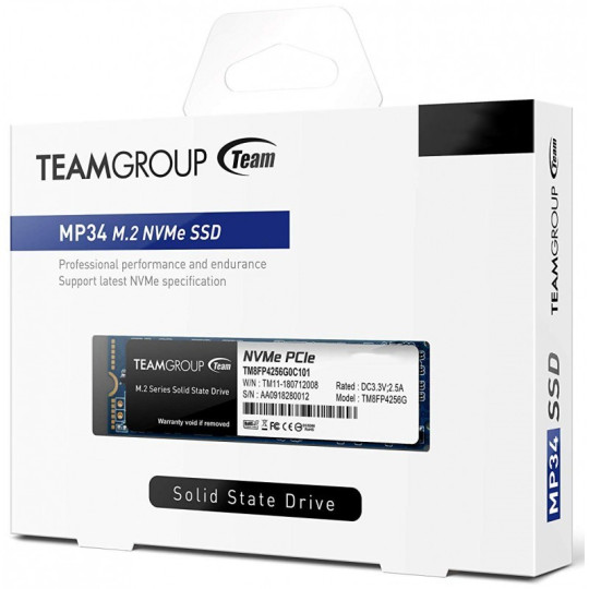 DISQUE DUR INTERNE SSD M.2 2280 TEAMGROUP MP34 / 512 GO