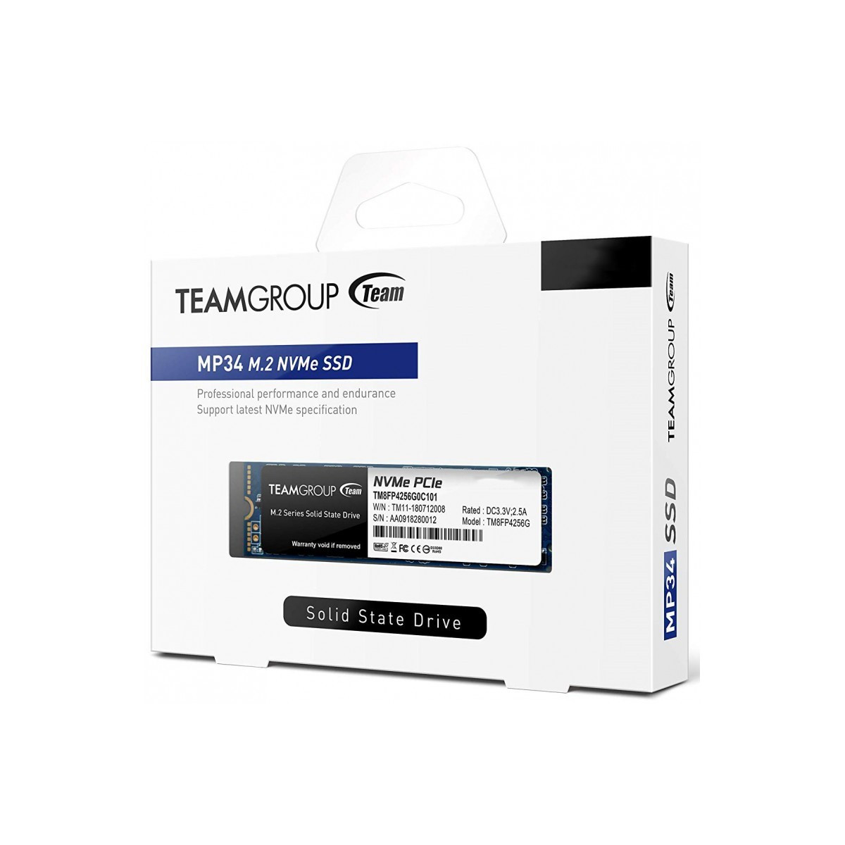 DISQUE DUR INTERNE SSD M.2 2280 TEAMGROUP MP34 / 512 GO