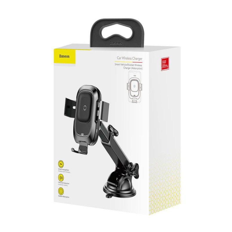 chargeur et support de voiture intelligent Baseus (style ventouse) – WXZN-B01