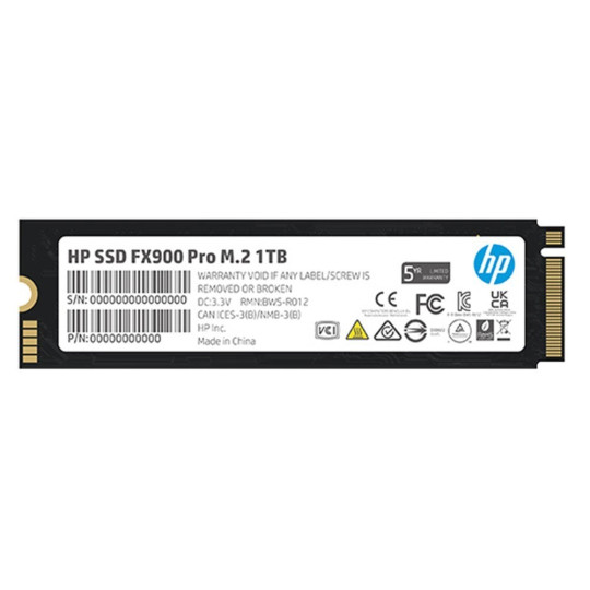 DISQUE DUR HP FX900 PRO 1TO M.2 PCIE GEN 4X4 NVME (4A3U0AA)