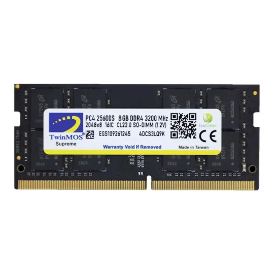 BARRETTE MÉMOIRE TWINMOS 8GO DDR4 3200 MHZ