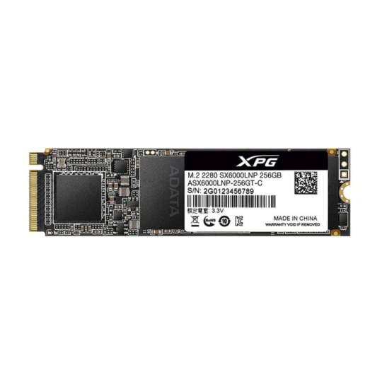 DISQUE DUR INTERNE SSD ADATA ASX6000 LITE 256GB PCIE 3D NAND PCIE GEN