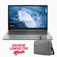 Pc Portable Lenovo Ideapad 1 15IAU7 / I3-1215u / 8 Go / Gris Avec Sac Lenovo Gratuit