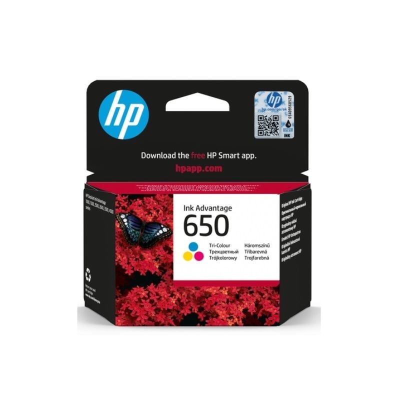 Cartouche D'encre Original HP 65O Trois Couleurs Advantage Authentique