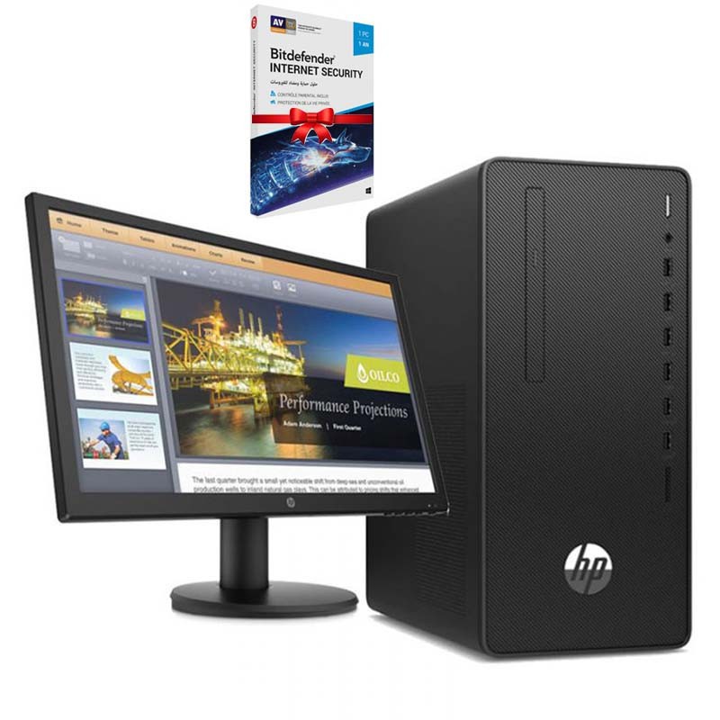 Pc De Bureau HP DTP 300 G6 MT i5 10Gén 4Go 1To (2T8E0ES)