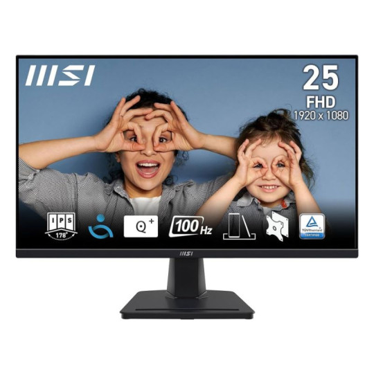 Écran MSI PRO MP252 24.5″ Full HD IPS 100 Hz Noir