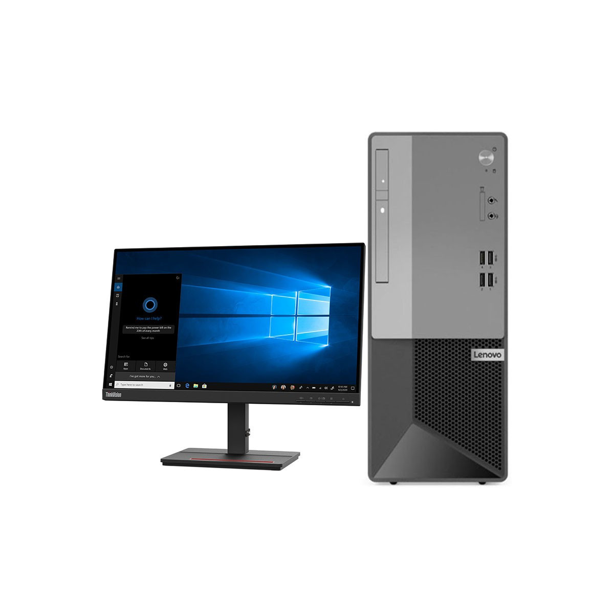 Pc De Bureau Lenovo V50T I5 10 Gen 4Go 1To Noir – 11HD0019FM