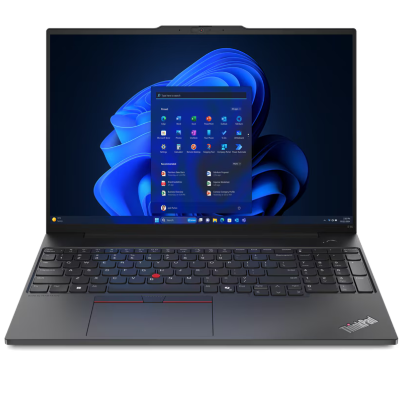 PC PORTABLE LENOVO THINKPAD E16 U5 125U 8G DDR5 512SSD 16 FHD FreeDOS - Couleur Noir - Garantie 2