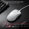 Souris Gamer - REDRAGON K1NG 8K M996 WHITE