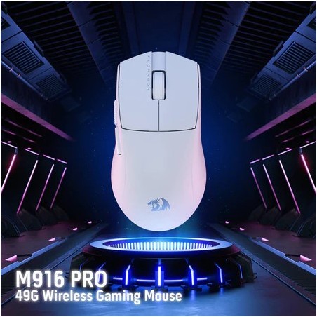 Souris Gamer - REDRAGON K1NG 4k PRO M916-PRO-4K WHITE