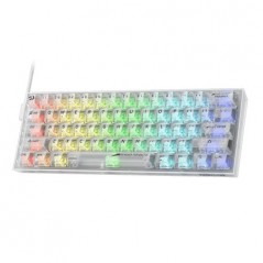 Clavier Gamer - Mécanique REDRAGON K617 FIZZ 60% RGB TRANSPARENT