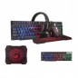 PACK GAMING MACRO G-301: CLAVIER + SOURIS + CASQUE + TAPIS SOURIS