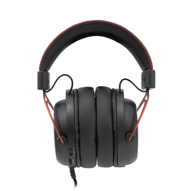 Casque Gaming White Shark GORILLA GH-2341 / Noir et Rouge