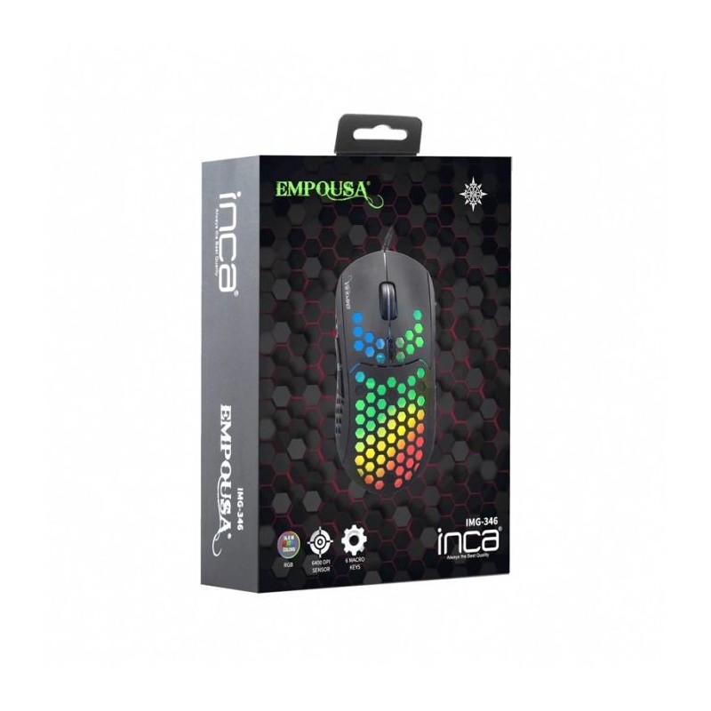 Souris Gamer Filaire INCA IMG-346 RGB - Noir
