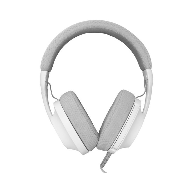 Micro Casque Gamer Filaire WHITE SHARK PARROT GH-2440 - Blanc&Gris