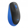 Souris sans fil Logitech M190 bleu