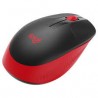 Souris sans fil Logitech M190 rouge