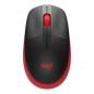 Souris sans fil Logitech M190 rouge
