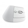 Souris Sans Fil LOGITECH Ergonomique Verticale Lift - Blanc