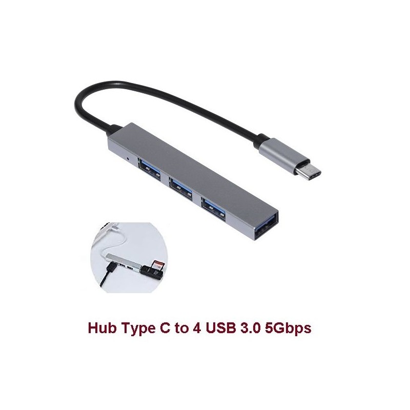Polar Hub Type C vers 4 Ports USB 3.0