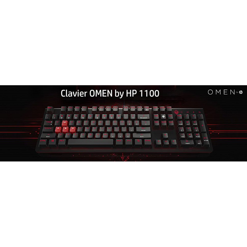 CLAVIER HP OMEN 1100 AZERTY GAMER MECANIQUE (1MY13AA)