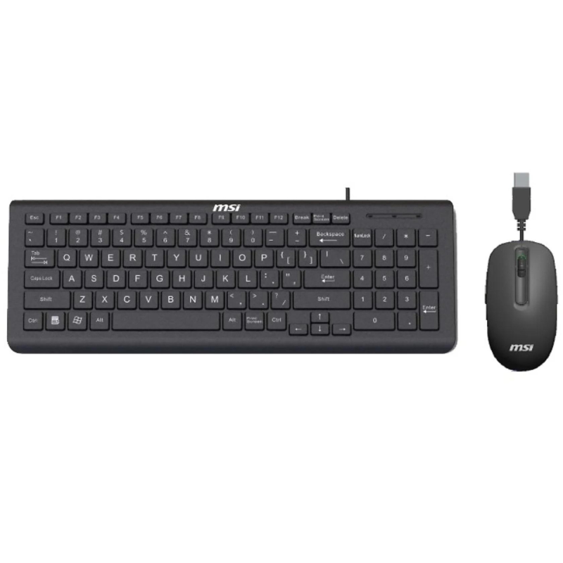 Ensemble Clavier et Souris Filaire MSI SK-9626 USB NOIR