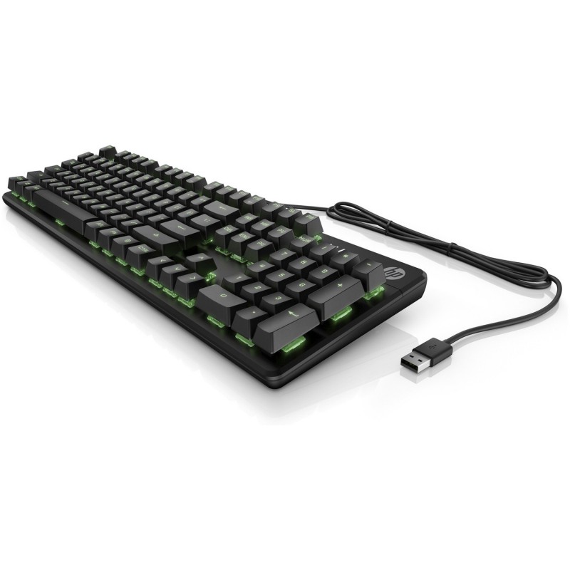 CLAVIER HP 500 AZERTY GAMER ÉCLAIRAGE LED RGB (3VN40AA)