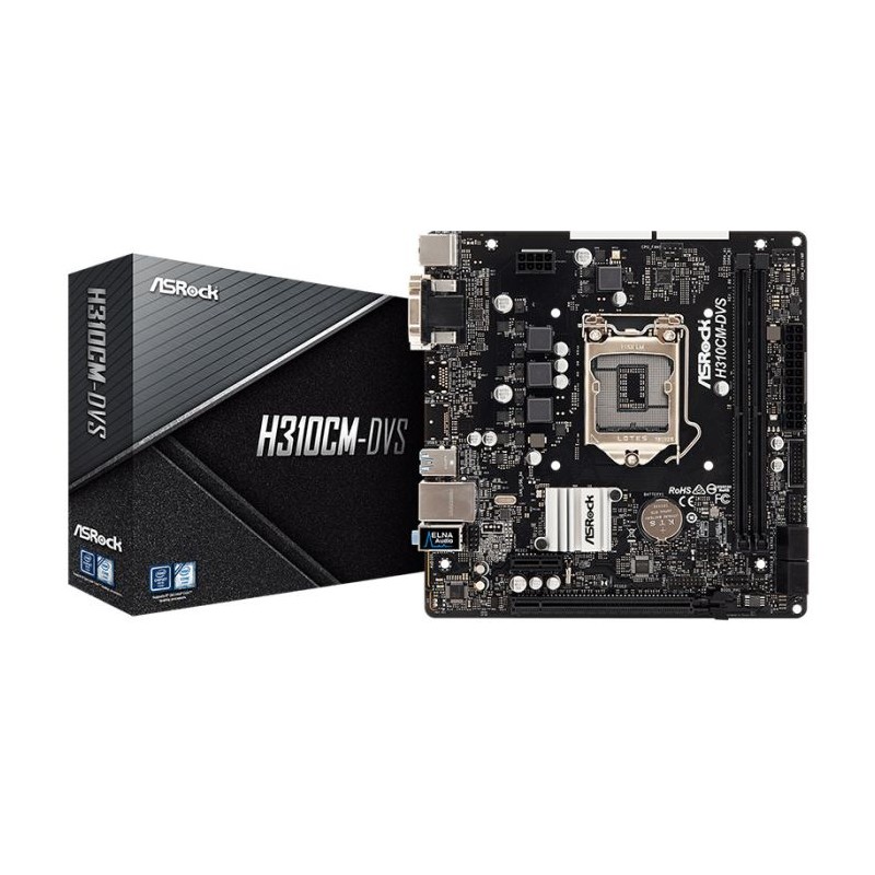 Carte Mère ASROCK H310CM-DVS (90-MXB8K0-A0UAYZ)