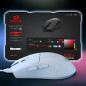 Souris Gamer - REDRAGON K1NG 1K M724 WHITE