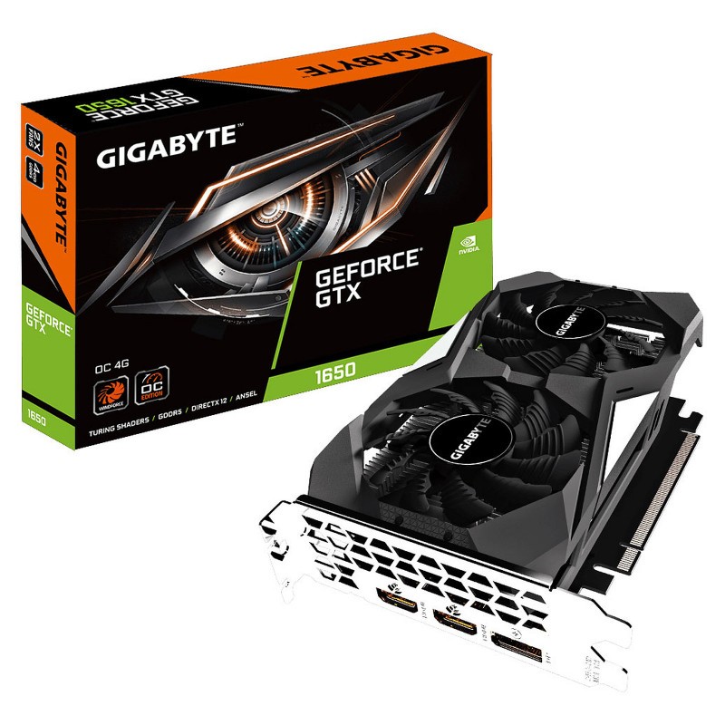 Carte graphique Gigabyte GeForce GTX 1650 OC / 4 Go