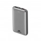 Power Bank RIVACASE VA2611 / 10000 mAh / Charge ultra rapide PD 30W / Avec 2 câbles intégrés / Gris