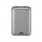 Power Bank RIVACASE VA2611 / 10000 mAh / Charge ultra rapide PD 30W / Avec 2 câbles intégrés / Gris