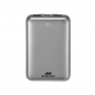 Power Bank RIVACASE VA2611 / 10000 mAh / Charge ultra rapide PD 30W / Avec 2 câbles intégrés / Gris