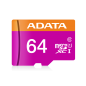 Carte mémoire Adata microSDXC 64 Go Class 10 + Adaptateur