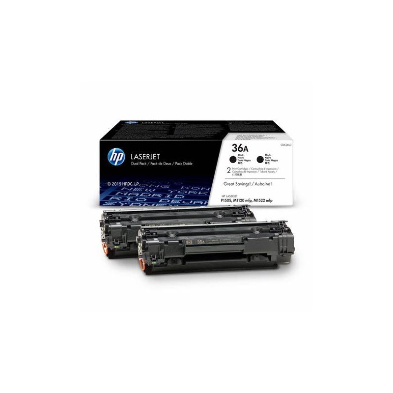 TONER HP ORIGINAL CB436A NOIR