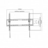 Support Mural Fixe SBOX Pour TV 37" - 70" Noir (PLB-3446T)