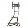 Support Fixe NEDIS Pour TV Au Sol 37'' - 75''- 40 kg - Noir / Marron